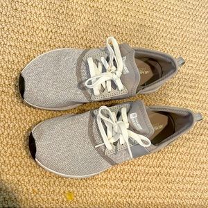 Gray New Balance sneakers